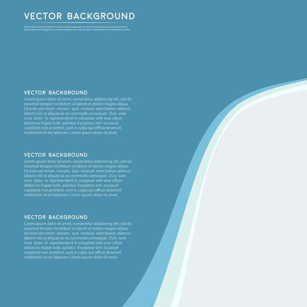 Vector Abstract blue background. - Vektör, Görsel