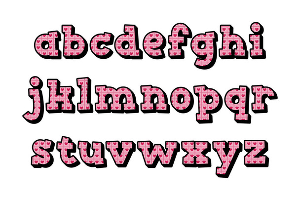 Colección versátil de letras del alfabeto encantador para varios usos - Vector, Imagen