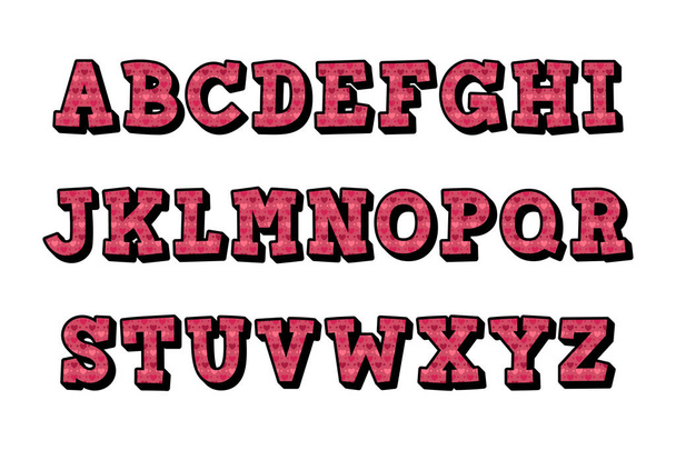 Versatile raccolta di baci alfabeto lettere per vari usi - Vettoriali, immagini