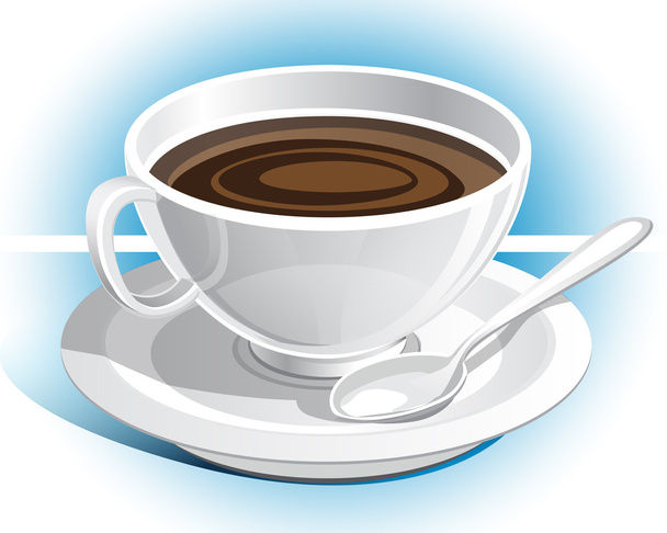 cup of coffee - Vektor, Bild