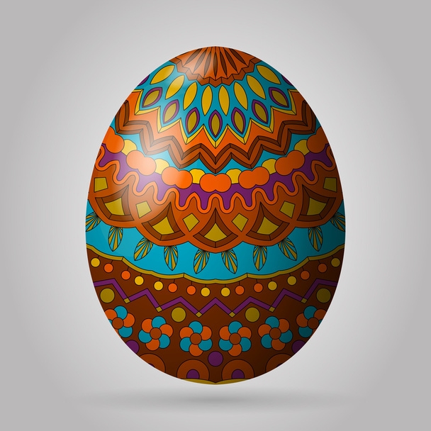 Bautiful easter egg - Vector, afbeelding