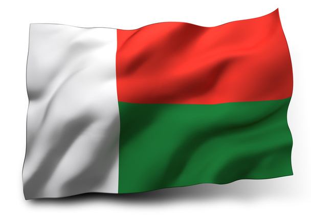 Bandeira de Madagascar - Foto, Imagem
