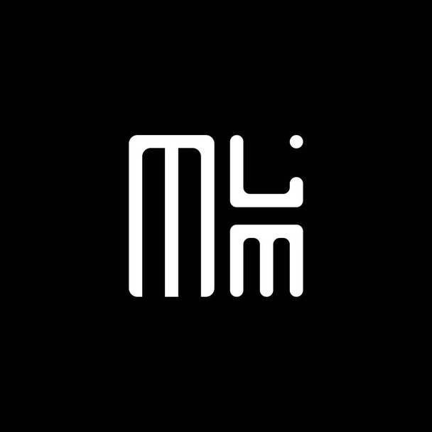 MLM harfli logo vektör tasarımı, MLM basit ve modern logo. MLM lüks alfabe tasarımı   - Vektör, Görsel