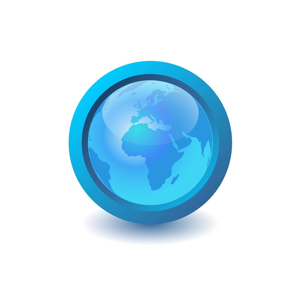Earth icon - Vector, imagen