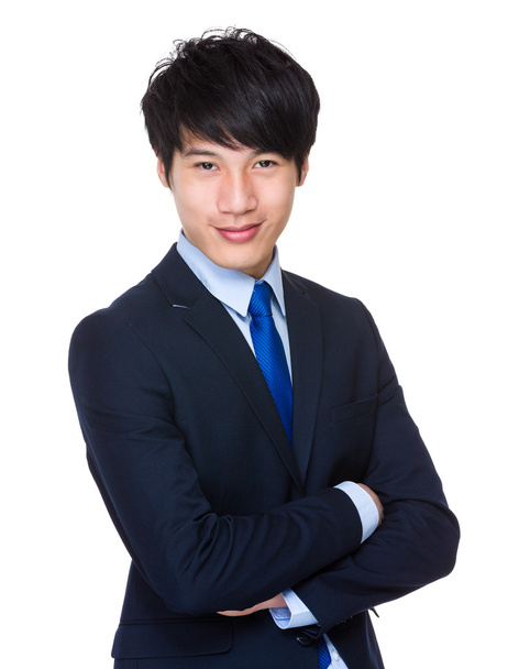 asiatischer Geschäftsmann im Business-Anzug - Foto, Bild