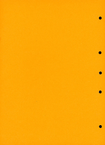 hoja de textura de papel naranja de estilo industrial con agujeros útiles como fondo - escaneo de alta resolución - Foto, Imagen