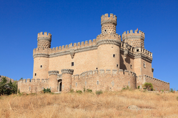 Castle Manzanares el Real, Spain. Built in the 15th century - Photo, Image