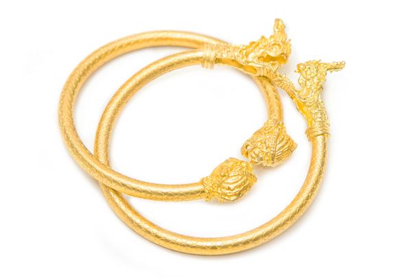 Thaise gouden armband ontwerp - Foto, afbeelding