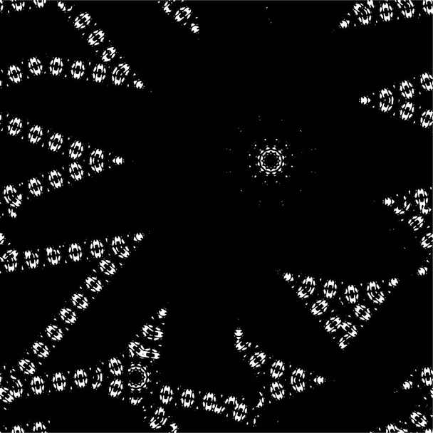 negro y blanco monocromo fondo abstracto textura  - Vector, imagen