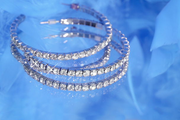 elbűvölő csillogó gyémántok - Fotó, kép