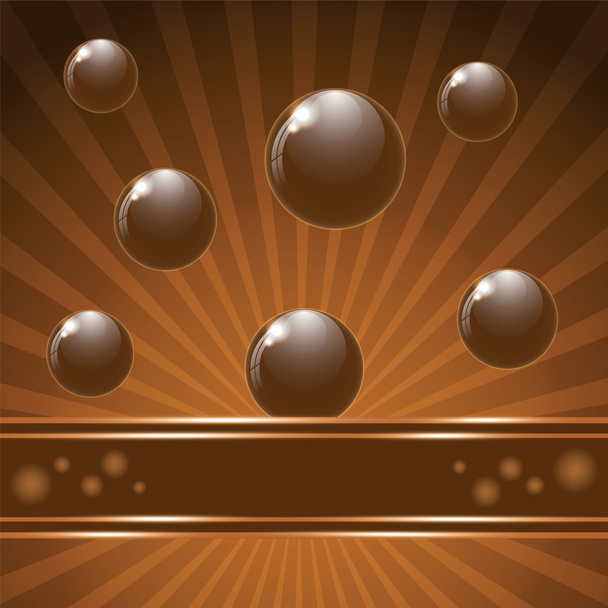 Cover chocolate sweets box background.  - Vector, Image