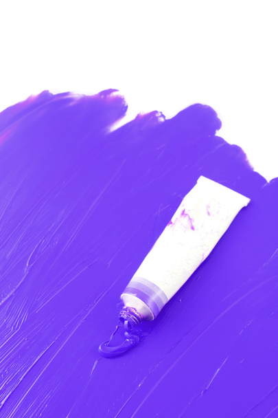 Művész lila vagy Ibolya színű festék - Fotó, kép