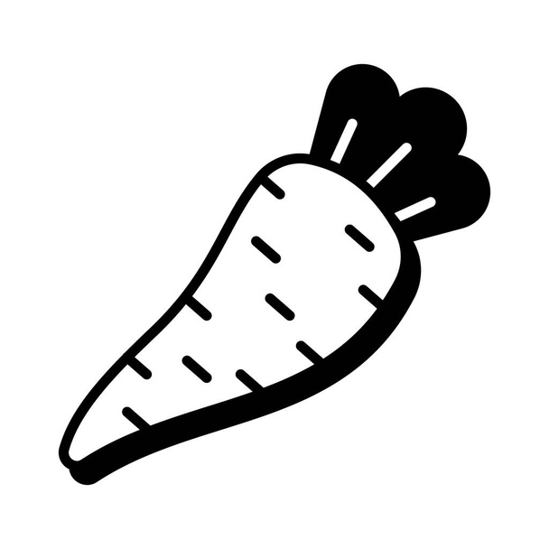 Boost your culinary creations with our Parsnip Icon. Earthy sweetness and versatile flavor for your projects - Vector, Image