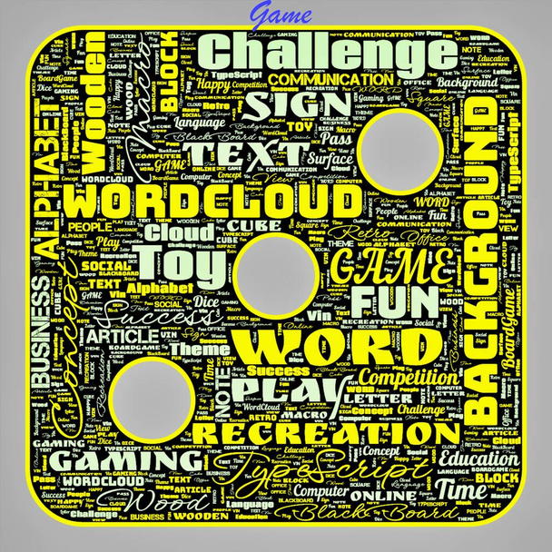 Слово облако игры в качестве фона
 - Фото, изображение