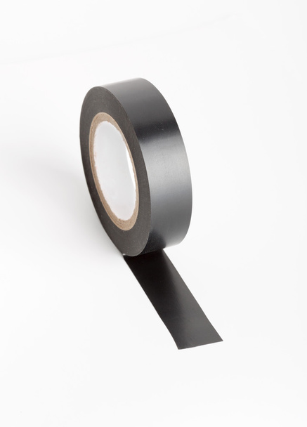 Black industrial tape - Photo, Image