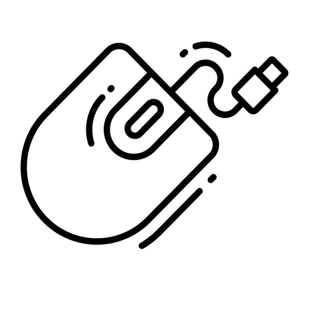 Computer mouse vector design, computer accessory icon. - Vector, Image