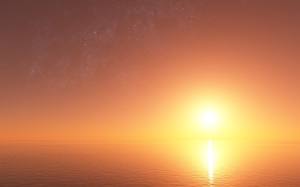 Ηλιοβασίλεμα πάνω από τον ωκεανό - Φωτογραφία, εικόνα