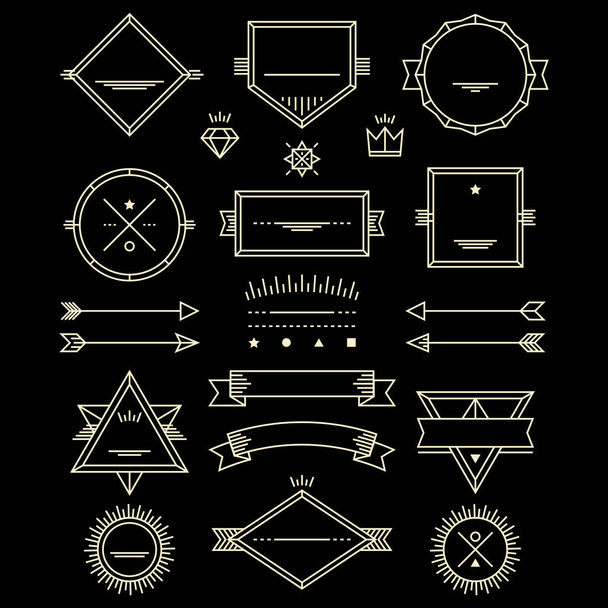 Insignes de ligne emblèmes et éléments de design - Photo, image