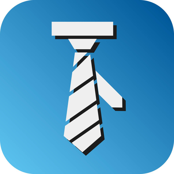 Cravates Icône de fond de gradient de glyphe vectoriel pour un usage personnel et commercial - Vecteur, image