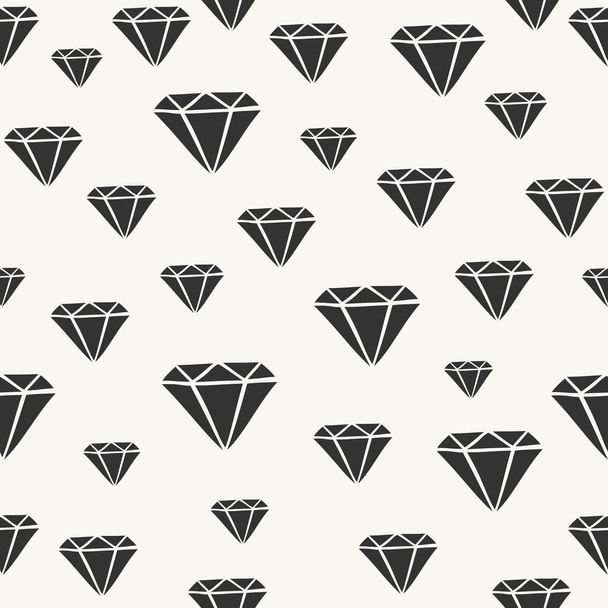 Diamond Shapes Seamless Pattern - Vector, Image