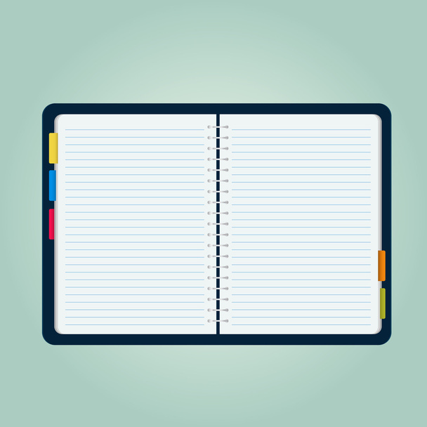 Note book illustration - Vector, Image