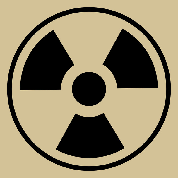 Radyasyon işareti - Vektör, Görsel
