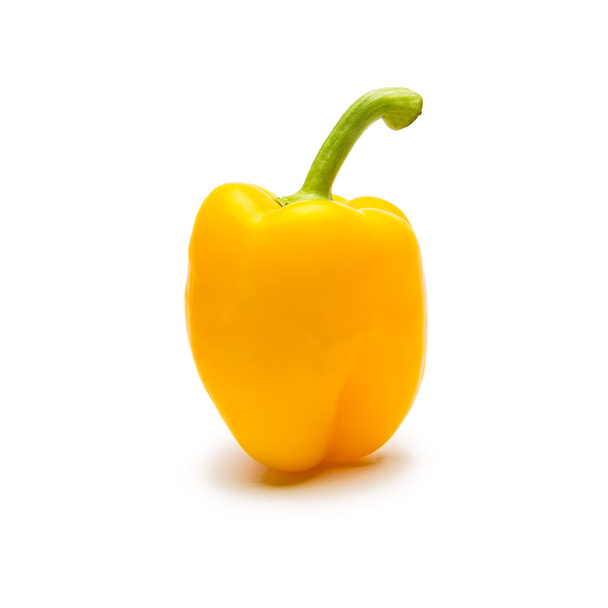 fehér alapon sárga paprika - Fotó, kép