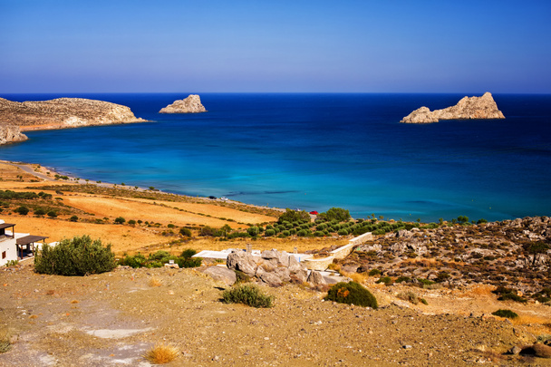 Beach of Xerokampos, Greece - Photo, Image