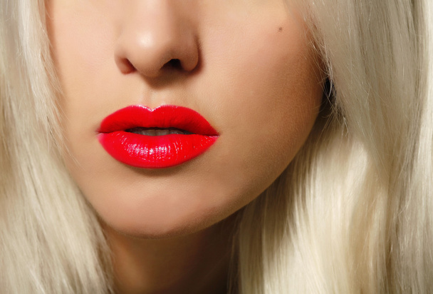 red lips - Photo, Image