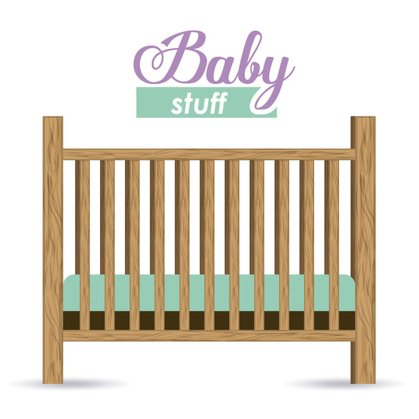 σχεδιασμός ντους μωρό - Διάνυσμα, εικόνα