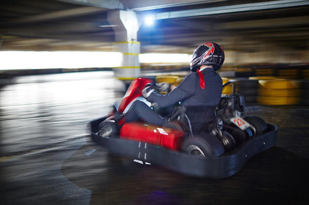 Empresario de carreras en go-kart
 - Foto, imagen