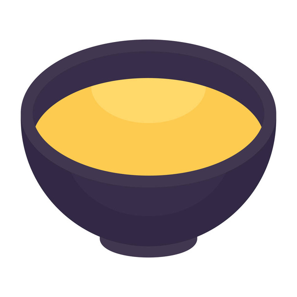 Ikona polévkové mísy v módním designu - Vektor, obrázek