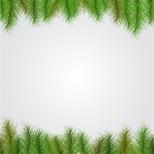 Vánoční pozadí s smrkové větvičky - Vektor, obrázek