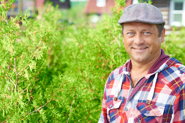 Agricoltore professionista sorridente
 - Foto, immagini