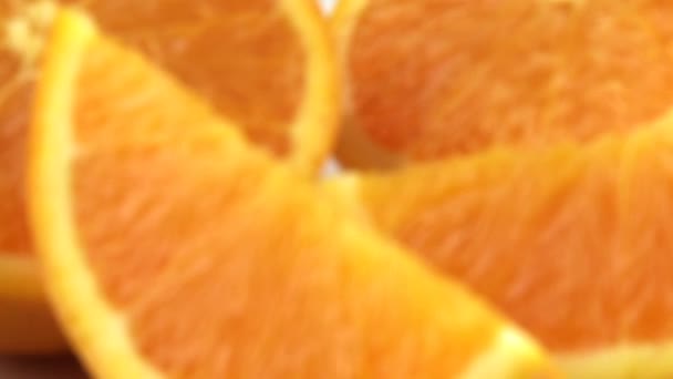 Orange halves and orange wedges - Footage, Video