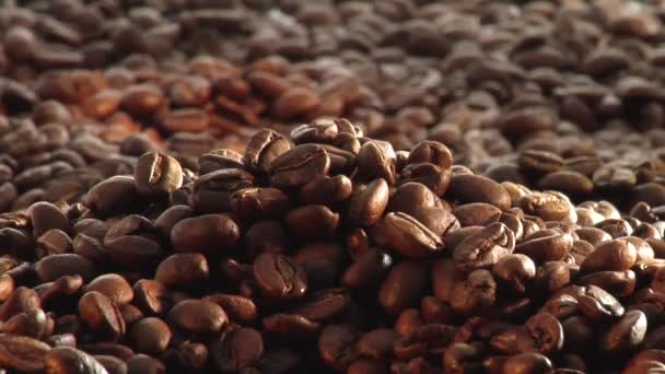 Feijões de café caindo
 - Filmagem, Vídeo