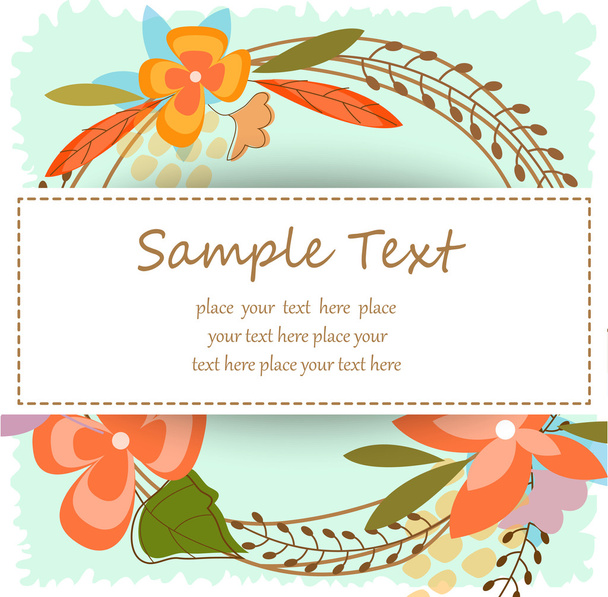 Invitations with place for text - Vector, Imagen