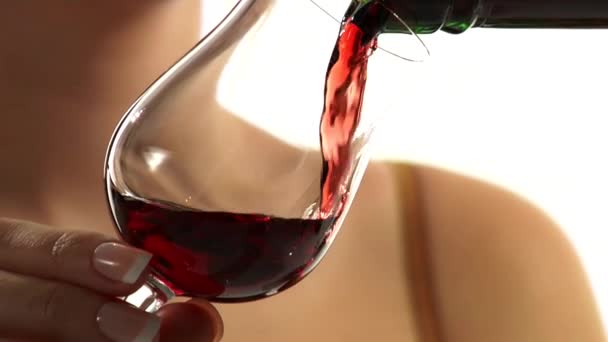 Glass of port wine - Footage, Video