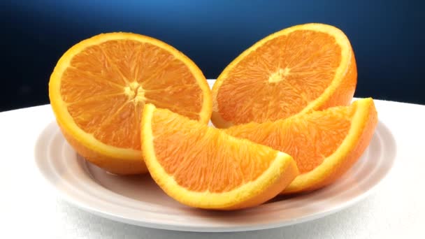 オレンジ色の半分とウェッジ - 映像、動画