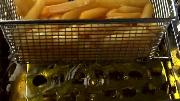 Kızarmış patates kızartma - Video, Çekim