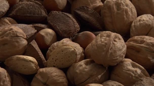 Míchané ořechy rotace - Záběry, video
