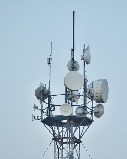 Telecommunication metalen stand - Foto, afbeelding