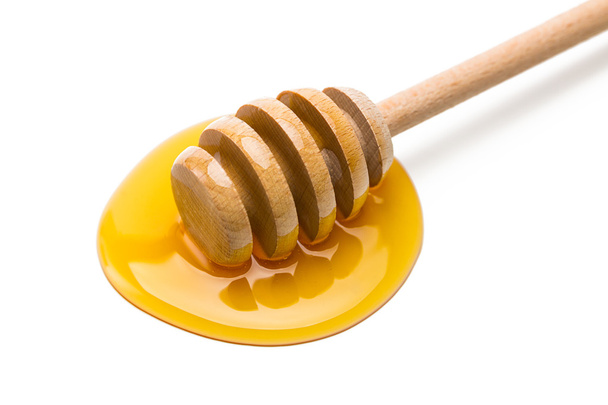 Miel de fleur avec trempette au miel
 - Photo, image