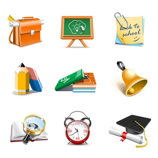 School icons | Bella series - Vector, Image