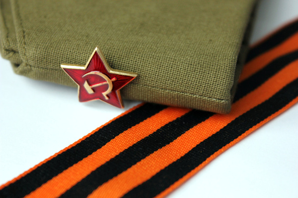 Cap garnizon Armii Czerwonej człowieka - Zdjęcie, obraz