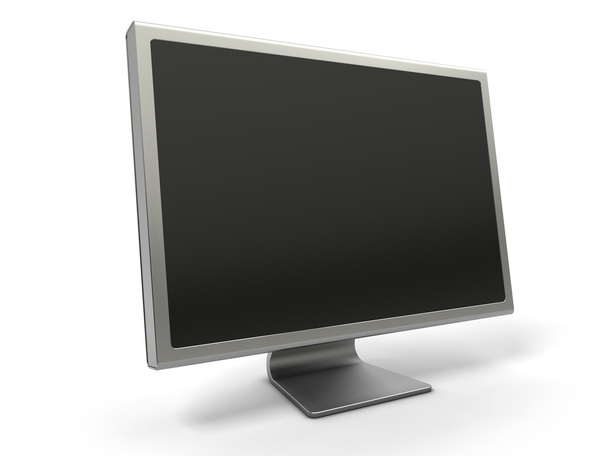Blank LCD computer monitor - Φωτογραφία, εικόνα
