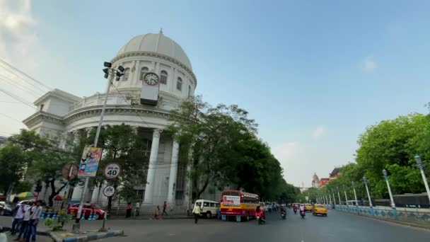 Kolkata,west bengal,India 13 April 2022. A view of the famous GPO office in Kolkata, colonial buildings in the city. - Footage, Video