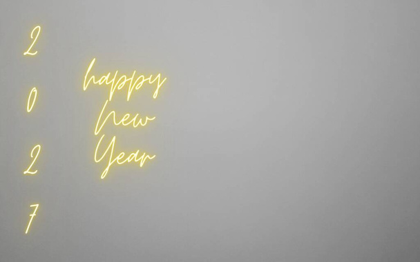 gelukkig nieuwjaarsbeeld, een nieuw jaar een nieuwe hoop - Foto, afbeelding