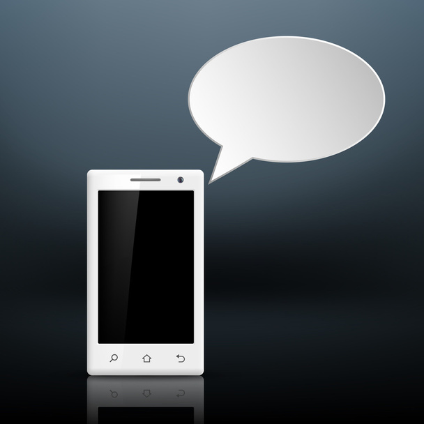 message on your smartphone - Vector, imagen