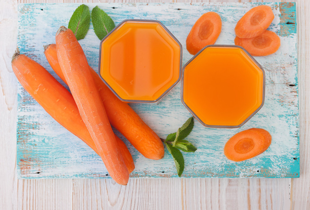 Carrot Juice and vegetables - Zdjęcie, obraz